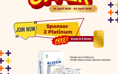 JOIN NOW dan dapatkan 0.5 Gram EMAS GRATIS dengan cara sponsor 2 Platinum 💎
