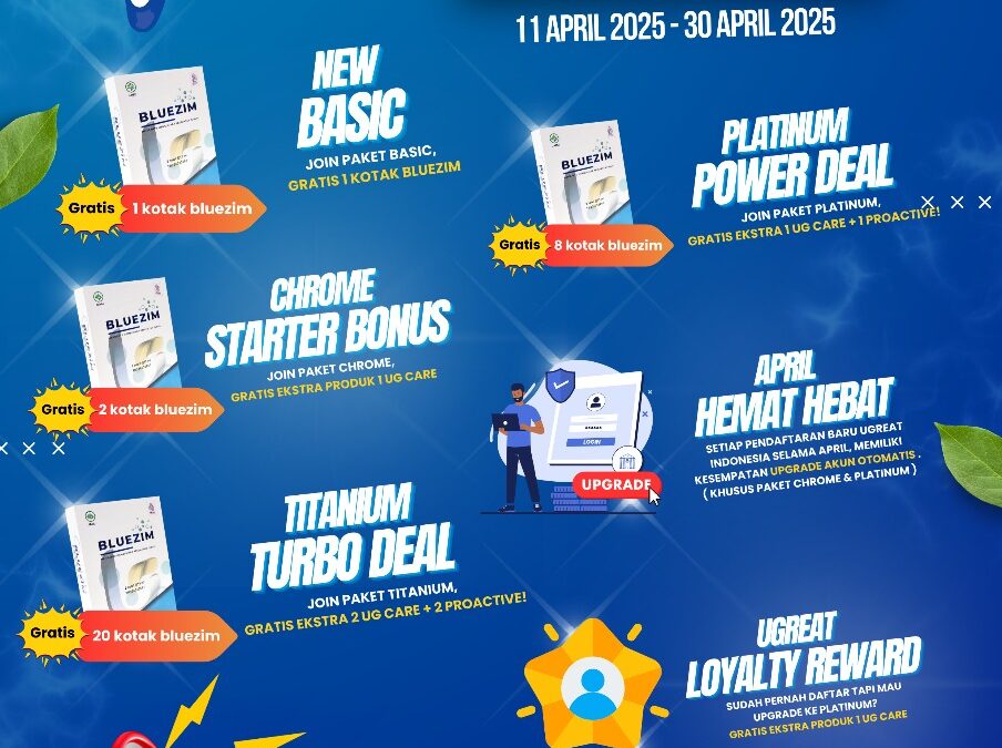 🌟🚀 April Hemat Hebat! 🎉 Waktunya Upgrade dan Dapatkan Keuntungan Luar Biasa! 💥